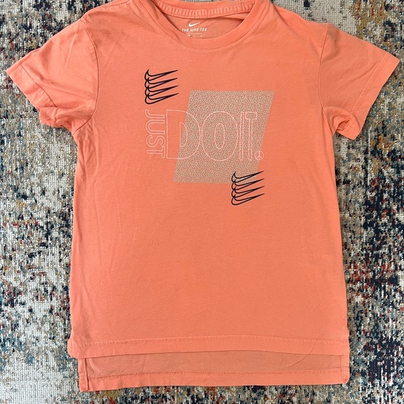 Nike Other - Nike Orange Short Sleeve Tee with Graphic Design